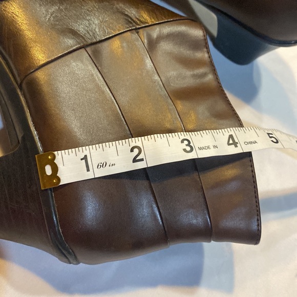 Earth Spirit Ankle Bootie size 8 leather upper Flora Brown - Picture 12 of 12